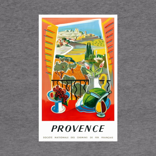 Vintage Travel Poster France Provence by vintagetreasure